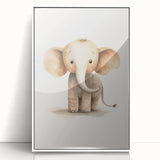 Adorable Baby Elephant Nursery Wall Art - Baby Room Decor Print