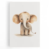 Adorable Baby Elephant Nursery Wall Art - Baby Room Decor Print