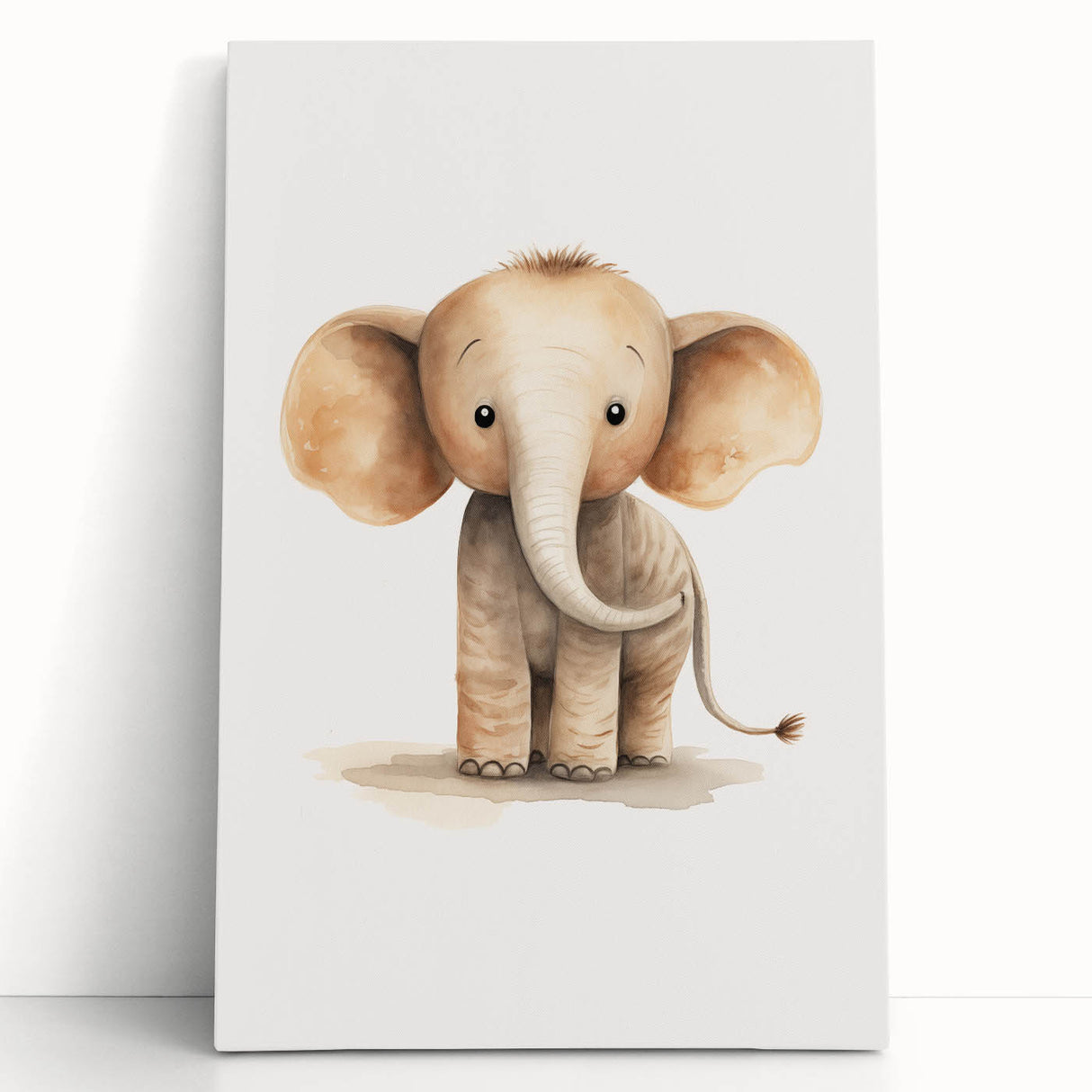 Adorable Baby Elephant Nursery Wall Art - Baby Room Decor Print