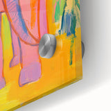 Kids Room Wall Art - Pink Elephant Nursery Wall Art Print