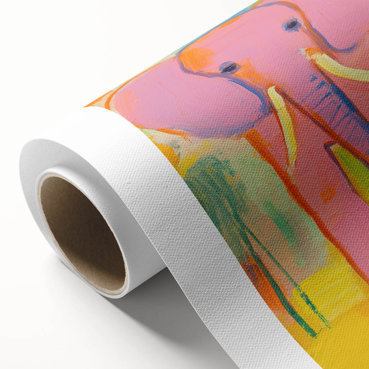 Kids Room Wall Art - Pink Elephant Nursery Wall Art Print