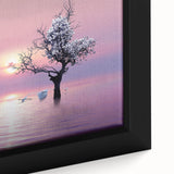 Close-up of a vibrant African tribal wall art design on a framed canvas, showcasing intricate patterns and rich colors, perfect for enhancing home decor.