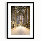 Medieval Wall Art - Gothic Sainte-Chapelle Interior Historic Print