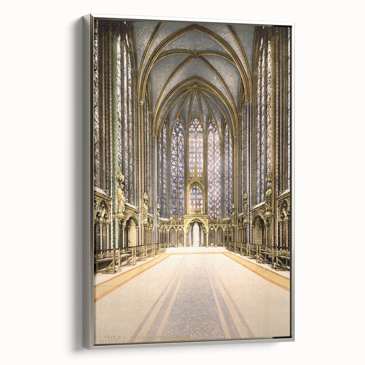 Medieval Wall Art - Gothic Sainte-Chapelle Interior Historic Print