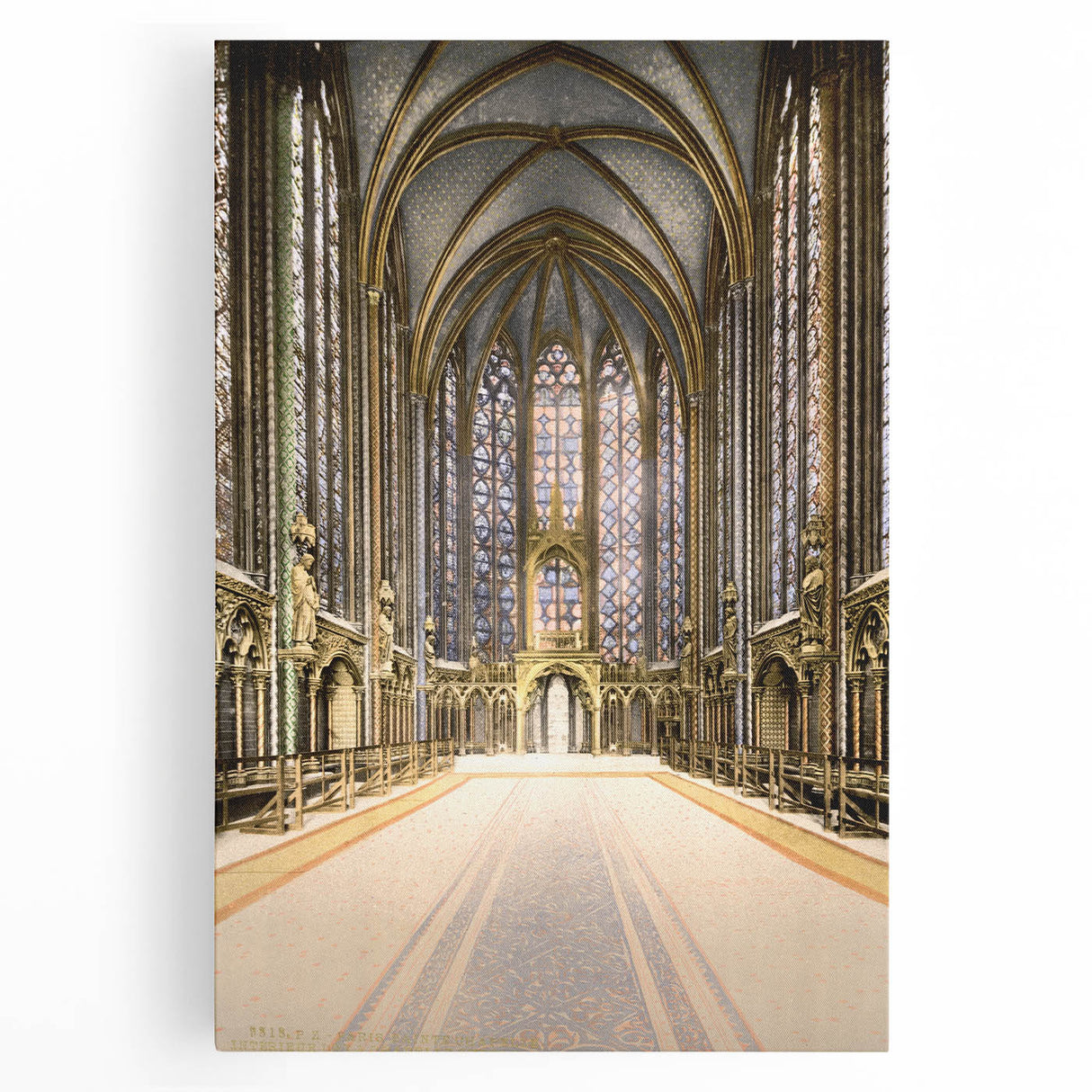 Medieval Wall Art - Gothic Sainte-Chapelle Interior Historic Print