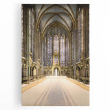 Medieval Wall Art - Gothic Sainte-Chapelle Interior Historic Print