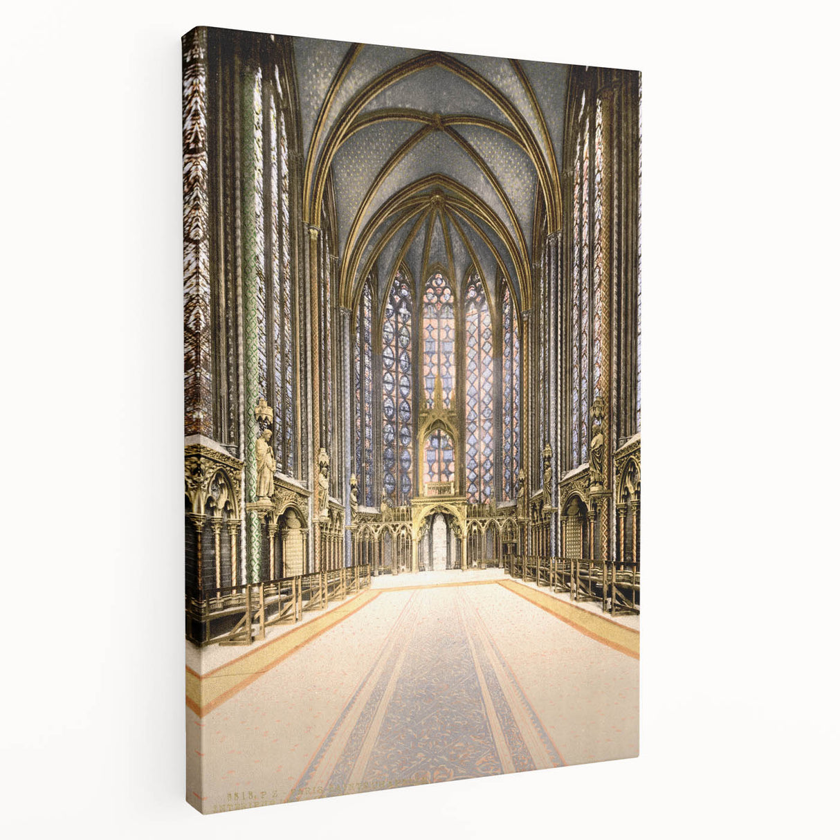 Medieval Wall Art - Gothic Sainte-Chapelle Interior Historic Print