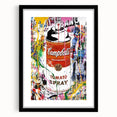 Vibrant Pop Art Wall Art - Graffiti Soup Can Canvas Print