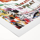 Vibrant Pop Art Wall Art - Graffiti Soup Can Canvas Print