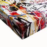 Vibrant Pop Art Wall Art - Graffiti Soup Can Canvas Print