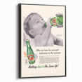 Retro 7-Up Baby Ad – Vintage Print for Nostalgic Wall Art