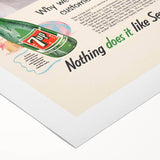 Retro 7-Up Baby Ad – Vintage Print for Nostalgic Wall Art