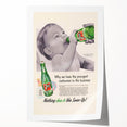 Retro 7-Up Baby Ad – Vintage Print for Nostalgic Wall Art