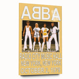 Retro ABBA Concert Poster – Vintage Print for Retro Wall Art