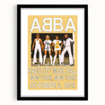 Retro ABBA Concert Poster – Vintage Print for Retro Wall Art
