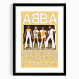 Retro ABBA Concert Poster – Vintage Print for Retro Wall Art