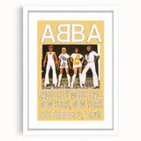 Retro ABBA Concert Poster – Vintage Print for Retro Wall Art