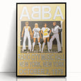 Retro ABBA Concert Poster – Vintage Print for Retro Wall Art