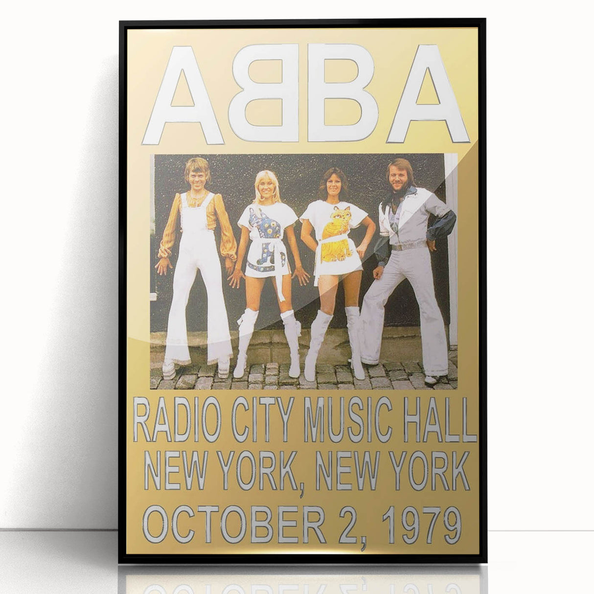 Retro ABBA Concert Poster – Vintage Print for Retro Wall Art