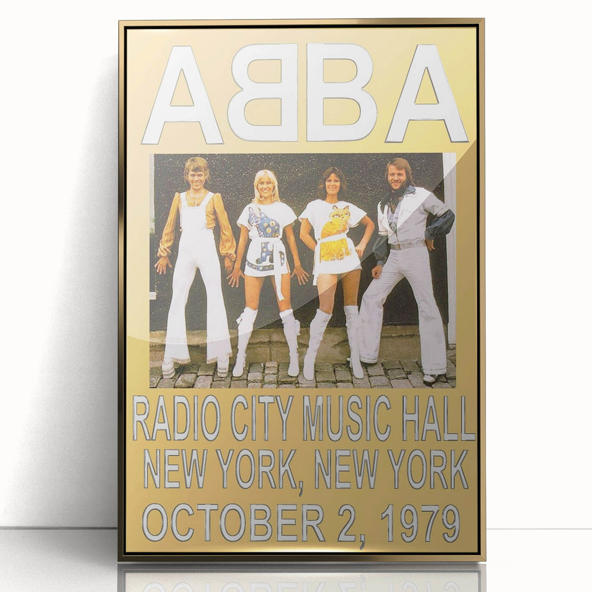 Retro ABBA Concert Poster – Vintage Print for Retro Wall Art