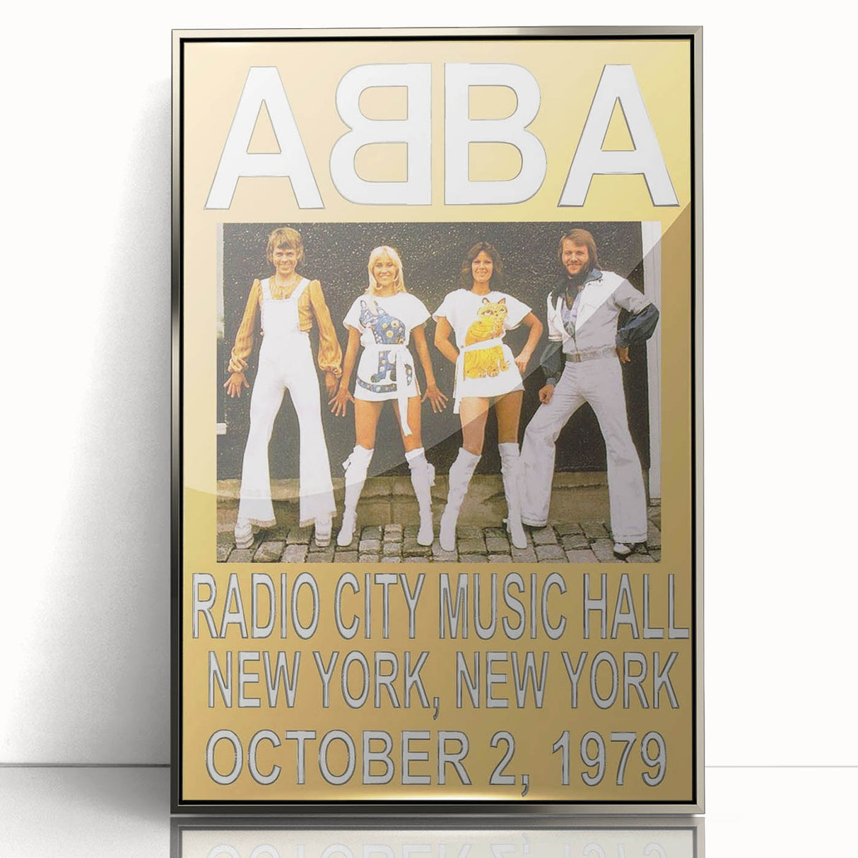 Retro ABBA Concert Poster – Vintage Print for Retro Wall Art