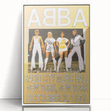 Retro ABBA Concert Poster – Vintage Print for Retro Wall Art