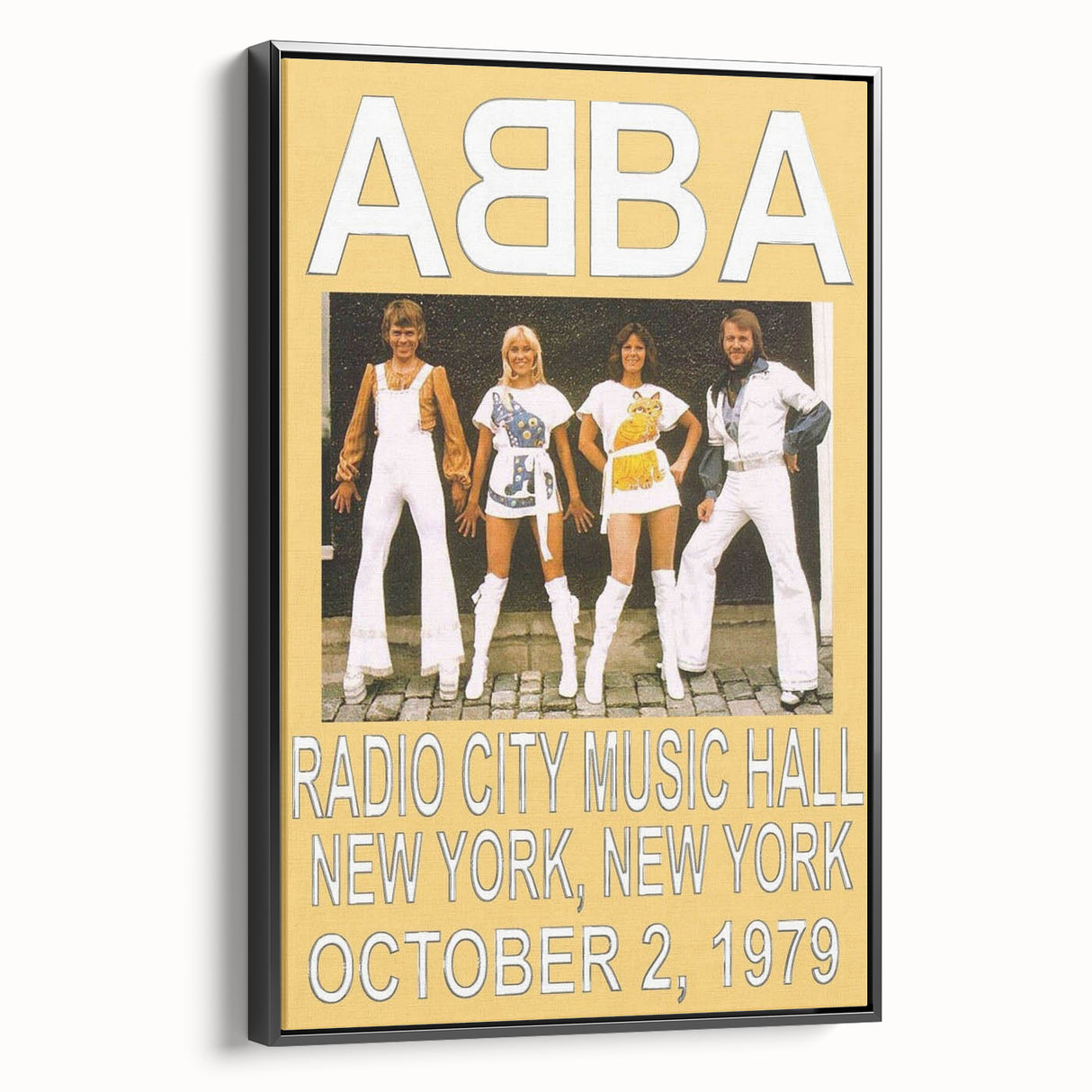 Retro ABBA Concert Poster – Vintage Print for Retro Wall Art
