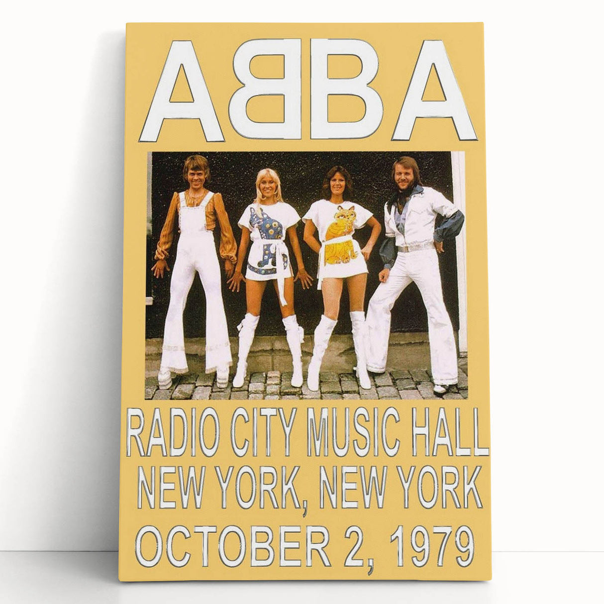 Retro ABBA Concert Poster – Vintage Print for Retro Wall Art