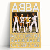 Retro ABBA Concert Poster – Vintage Print for Retro Wall Art