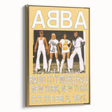 Retro ABBA Concert Poster – Vintage Print for Retro Wall Art