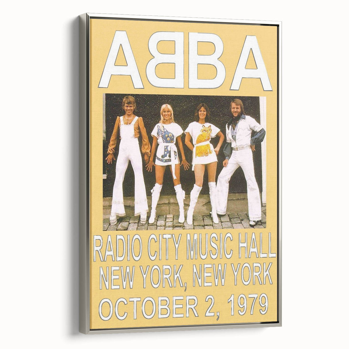 Retro ABBA Concert Poster – Vintage Print for Retro Wall Art