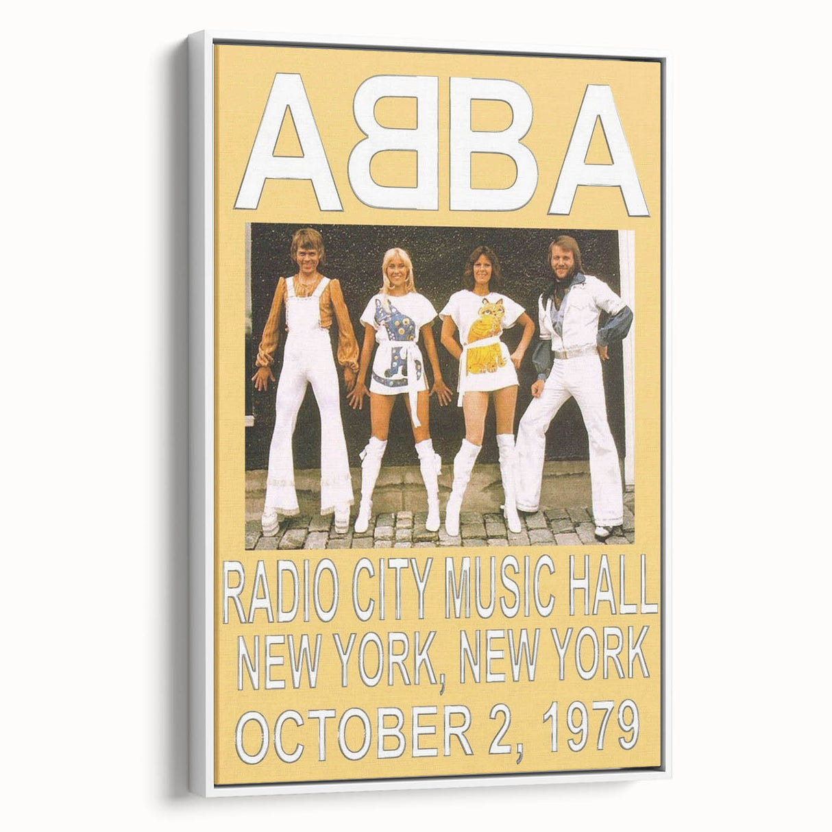 Retro ABBA Concert Poster – Vintage Print for Retro Wall Art