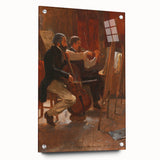 Classical Realism Art Print: "The Studio" by Winslow Homer