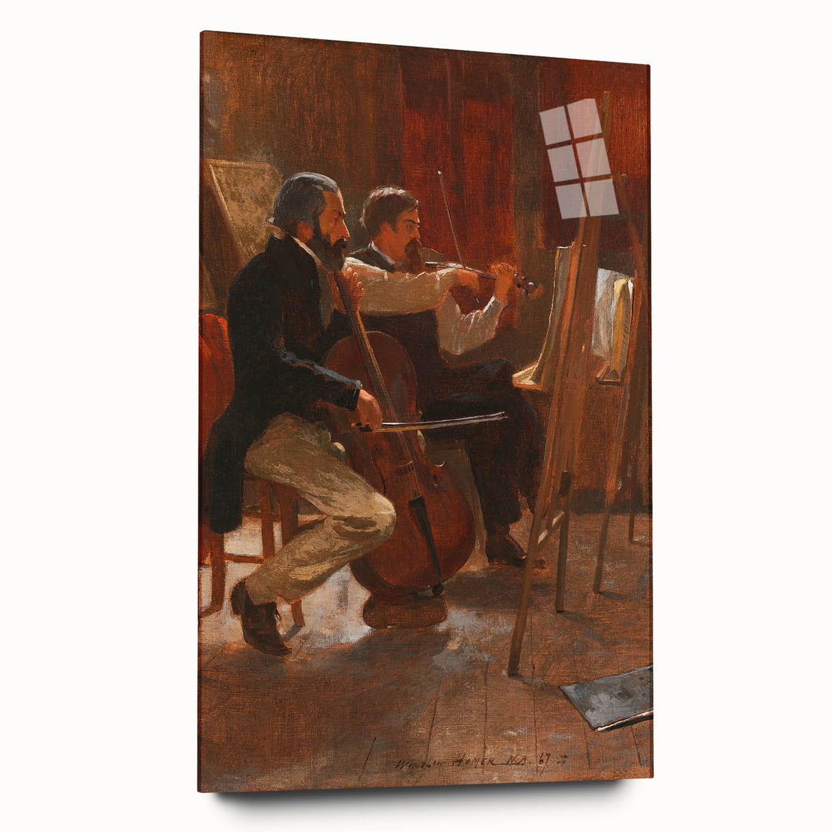 Classical Realism Art Print: "The Studio" by Winslow Homer