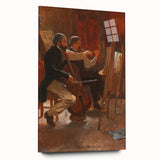 Classical Realism Art Print: "The Studio" by Winslow Homer