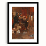 Classical Realism Art Print: "The Studio" by Winslow Homer