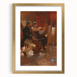 Classical Realism Art Print: "The Studio" by Winslow Homer
