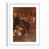 Classical Realism Art Print: "The Studio" by Winslow Homer