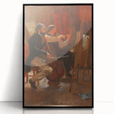 Classical Realism Art Print: "The Studio" by Winslow Homer