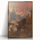 Classical Realism Art Print: "The Studio" by Winslow Homer
