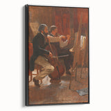 Classical Realism Art Print: "The Studio" by Winslow Homer