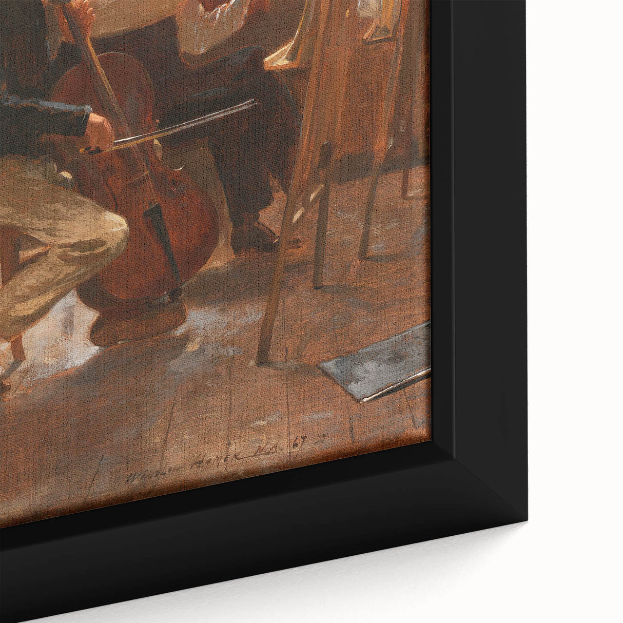 Classical Realism Art Print: "The Studio" by Winslow Homer