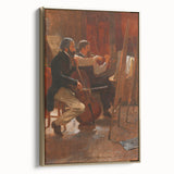 Classical Realism Art Print: "The Studio" by Winslow Homer