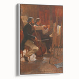 Classical Realism Art Print: "The Studio" by Winslow Homer