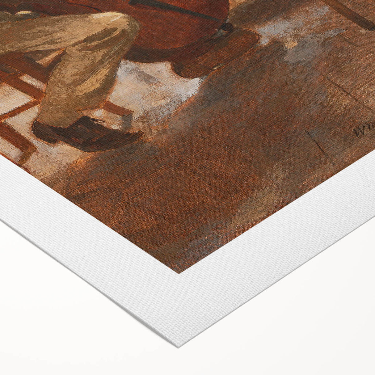 Classical Realism Art Print: "The Studio" by Winslow Homer