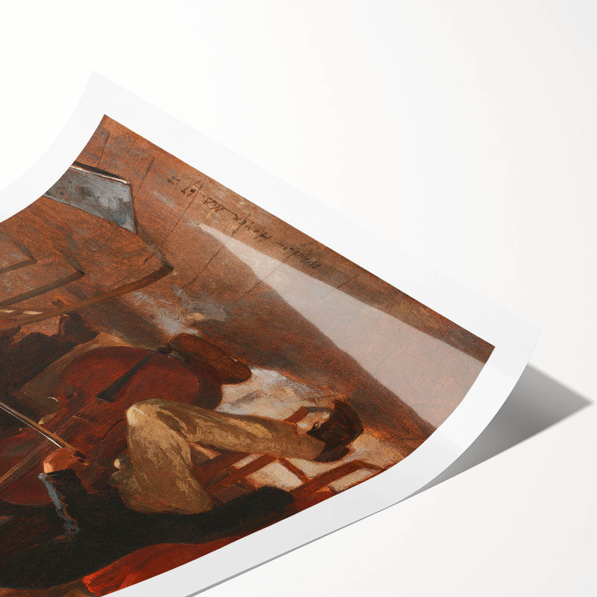Classical Realism Art Print: "The Studio" by Winslow Homer