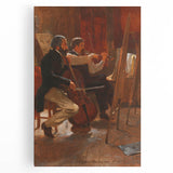 Classical Realism Art Print: "The Studio" by Winslow Homer