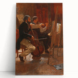 Classical Realism Art Print: "The Studio" by Winslow Homer