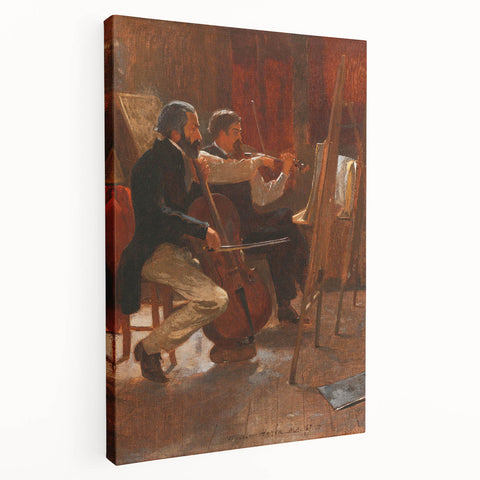Classical Realism Art Print: "The Studio" by Winslow Homer