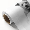 Bathroom Wall Art - Adorable Dog with Toilet Paper Roll